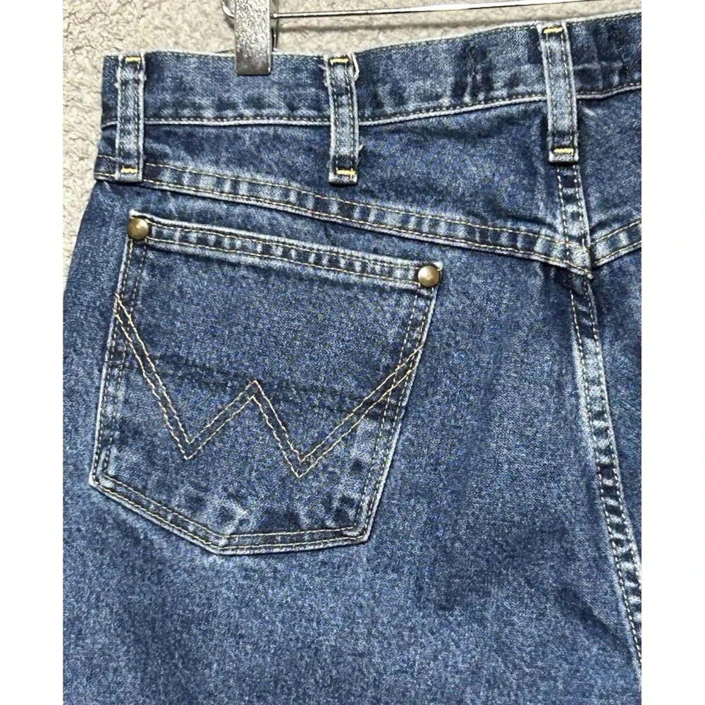 Wrangler George Strait Mens 35x32 13MGSHD Cowboy‎ Cut Rodeo Denim Jeans EUC